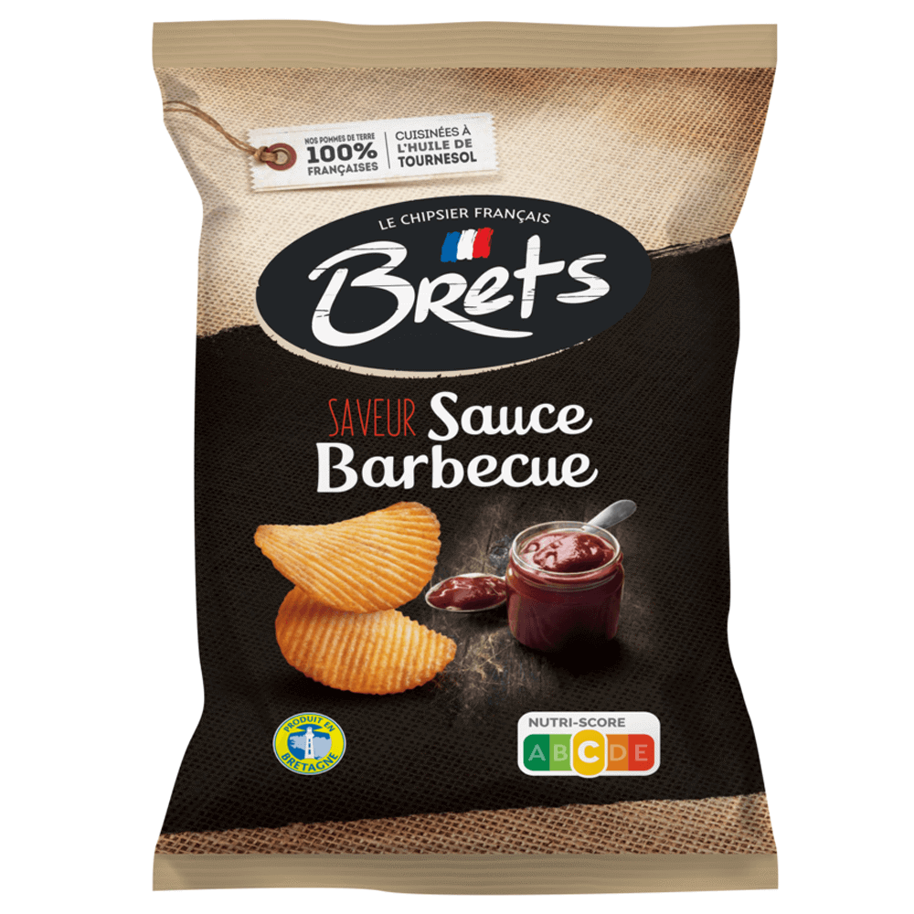 Brets Barbecue Sauce Flavoured Crisps 125g